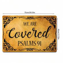 1 Máy Tính Vui Vẻ Vào Nhà Thảm/Trang Trí Văn Phòng Trong Nhà/Ngoài Trời/Ban Công/Nhà Bếp Thảm Cao Su Chống Trơn Trượt, trang Trí Phòng - Màu vàng - Xem 15