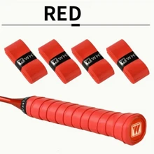 1/4pcs Anti-Slip Badminton/Tennis Racket Grip Tape, Sweat Absorbing Handle Wrap - Multicolor - View 5