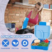 Lonchera Bento con 225 ml de sopa, recipientes herméticos para almuerzo con 3 compartimentos, termo térmico para comida caliente, ideal para la escuela, viajes, cocina, regalo de Navidad y útiles escolares.
