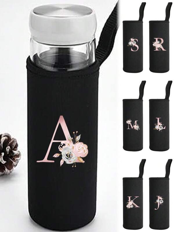 غلاف عازل لقارورة المياه 550 مل، غطاء معزول للكوب اليدوي العالمي، كوب عازل للحرارة، حبل رفع مضاد للحرق، غطاء عازل لماء، قهوة، حليب وشاي. سلسلة طباعة حرفية مع رفع ملمع مضاد للحرق، مقوى للخارج ، منظم السفر، موضة سفر ، مستلزمات سفر، ملحقات عطلة، عودة إلى المدرسة