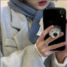 狗狗支架宠物特殊形状掉落气球手机支架猫遛狗ins小众礼物兼容、Android手机，生日礼物，家人，朋友推拉式手机握把，手机支架，手机配件