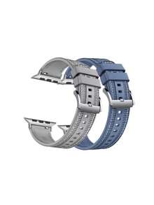 Pulseira Nomad Nova Pulseira De Nylon Silicone De Alta Qualidade Para ultra S8/7/6/5/4/3/2/1/SE2 Premium - Cinza - Visão 3