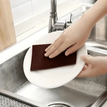 10pcs  Diamond Magic Eraser, Cleaning And Descaling Sponge For Pot Bottom, Pot Sponge Brush, Rust Removal Sponge, Dishwashing Sponge Block, Scouring Pad, Strong Stain Remover, Restaurant Cleaning Supplies, Kitchen, Kitchen Supplies, Cleaning, Kitchen Towels