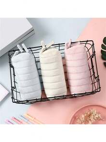 Fresh Cloud Shaped Plush Multilayer Pencil Case, Simple And Large Capacity Stationery Pouch For Girls For Travel Storage Bag,Makeup Bag,Cosmetic Bag,Vacation Organizer,Large Capacity Makeup Organizer Makeup Case, For Lipstick, Brush, Skincare, Mobile Phone, Coin, Small Items, For Home,Gift,Vacation And Festival Halloween Christmas Multifunctional Use - Multicolor - View 4