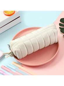 Fresh Cloud Shaped Plush Multilayer Pencil Case, Simple And Large Capacity Stationery Pouch For Girls For Travel Storage Bag,Makeup Bag,Cosmetic Bag,Vacation Organizer,Large Capacity Makeup Organizer Makeup Case, For Lipstick, Brush, Skincare, Mobile Phone, Coin, Small Items, For Home,Gift,Vacation And Festival Halloween Christmas Multifunctional Use - Multicolor - View 7
