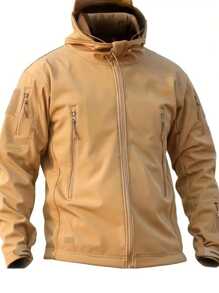 Chamarra Tactica Militar Térmica Impermeable Tactico Hombre - Caqui - Ver 6