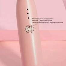 2 In 1 Portable Cordless Straightening Brush, Ionic Hair Straightener & Curling Iron - 綠色 - 查看 5