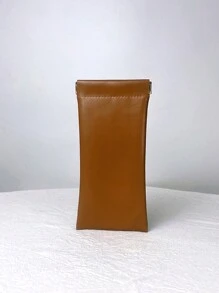 1 chiếc túi đựng cáp dữ liệu có khóa tự động, túi đựng tai nghe, túi đựng sạc, túi đựng mỹ phẩm di động, túi đựng đồ du lịch nhỏ gọn, đồ dùng cần thiết khi đi du lịch, phụ kiện du lịch, hộp đựng cáp điện thoại di động - màu nâu - Xem 10