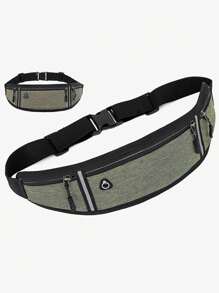 腰包，跑步腰包，便携式健身包，水壶袋，骑行手机袋，防水 - 彩色 - 查看 12