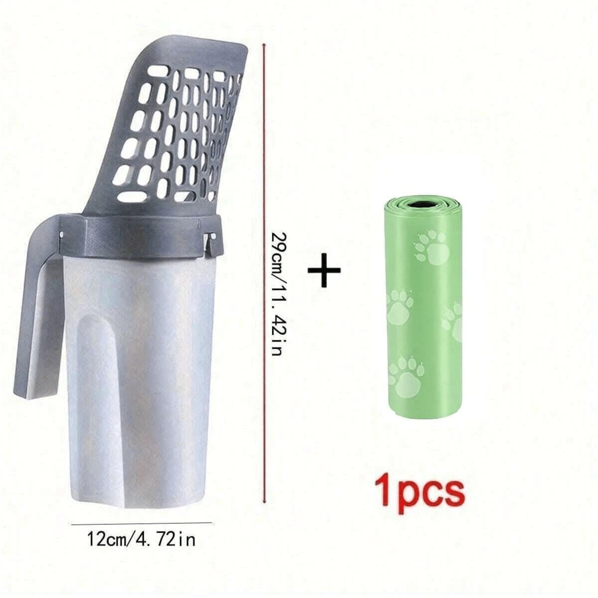 SelfCleaning Cat Litter Scooper With Bag Holder Easy Maintenance And