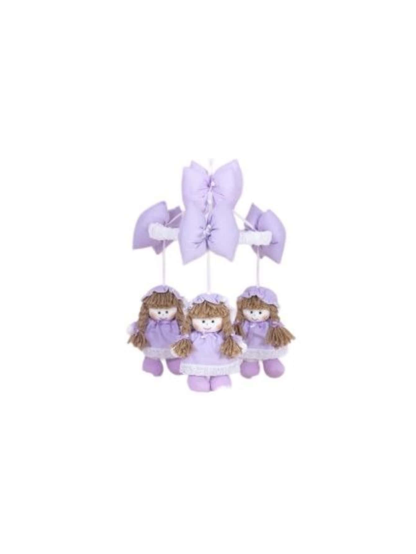 Cloth Dolls Mobile Dress Lese For Baby Rooms - Ornaments And Decoration - 紫丁香 - 查看 1