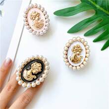 2件裝電鍍亮面氣囊支架買一送一 珍珠色可折疊懶人桌面黏貼式磁吸金屬手機架 - 彩色 - 查看 3