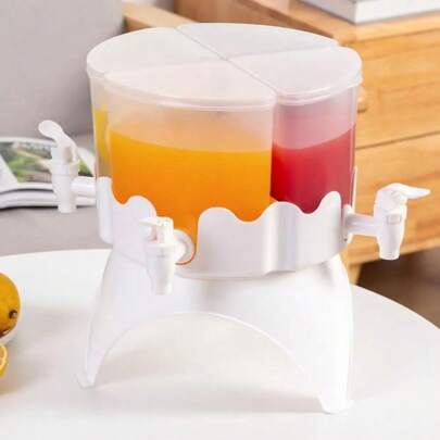 Dispensador de agua a prueba de fugas con jugo extraíble 4L dispensador de agua con grifo adecuado para dispensadores de agua simples a prueba de fugas en bares familiares