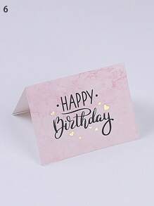 10 PCS Foil Greeting Cards, Personalized Birthday Gift Cards, Birthday Cake Wishes Cards, Birthday Folded Greeting Cards Pieces, Simple Little Fresh Cards, Gifts Flower Shop, Wishes Birthday Cards For Friends And Family., Back To School Valentine Day