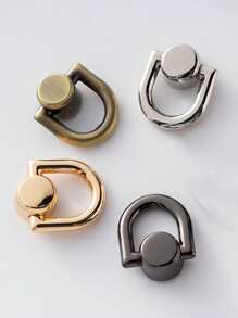 Bộ 4 khóa cài núm vú giả bằng hợp kim kẽm cho túi xách, phụ kiện gắn DIY có thể tháo rời kèm ốc vít cho túi xách và ốp điện thoại, phụ kiện túi xách, khóa cài vòng bên hông túi, khóa cài đôi chữ D bằng kim loại DIY, phụ kiện dây đeo túi xách, dùng cho đồ da thủ công và trang trí DIY, khóa ốp điện thoại, tay cầm hộp trang sức, đinh trang trí, súng bắn khóa thắt lưng - Chất liệu kim loại, không cần nguồn điện. - Nhiều màu - Xem 5