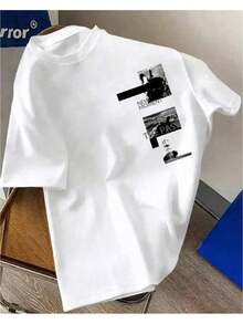 New Moment The Past Basic T-Shirt Men's Women's 100% Cotton Shirt - trắng - Xem 2