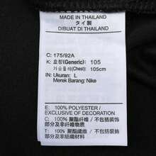 Nike 男式 LAL MNK DF SWGMN JSY CE 字母印花圆领夏季背心，DX8506-012 - 黑色 - 查看 6