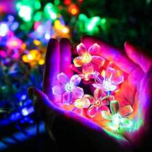 1 Đèn dây hoa anh đào LED, 1,5m/3m/6m/10m, 10LED/20LED/40LED/80LED, Đèn LED trang trí cây anh đào treo tường DIY, Đèn trang trí Giáng sinh Phục sinh cho vườn phòng ngủ lớp học, Đèn trang trí Giáng sinh, Đèn mới lạ cho nhà phòng ngủ vườn tiệc cưới - ánh sáng đa sắc - Xem 10