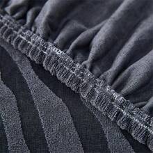 1 pièce Housse de canapé jacquard vague lavable toute saison, universelle et amovible, housse de protection anti-poussière gaufrée, décoration d'intérieur - 1 place : convient pour les canapés de 90-140 cm (35-55 po) de long / 2 places : convient pour les canapés de 145-185 cm (57-73 po) de long / 3 places : convient pour les canapés de 190-230 cm (74-90 po) de long / 4 places : convient pour les canapés de 235-300 cm (92-118 po) de long
