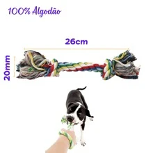 Pet Teether Bone Dental Toy Rope Tartar Remover For Medium And Large Breeds - 彩色 - 查看 6