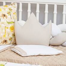 Special Lion King  Animals Boy's Crib Kit Forest Beige + Nest Braid Reducer 15 Pieces American Model - 米色 - 查看 6