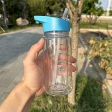 1 bộ cốc nhựa 10oz hai lớp có vòi có thể thu vào, chống vỡ, có nhãn dán & kim tuyến DIY tùy chỉnh, lý tưởng cho sử dụng ngoài trời, du lịch và gia đình - Nhiều màu - Xem 10