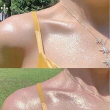 Polvo de Hadas Brillante Para Cuerpo y Rostro - Rosa - Ver 4