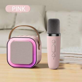 Mini Karaoke-maskin, Jul-/Födelsedagspresent, Bärbar Bluetooth-högtalare med hög volym och trådlös mikrofon, Festleksak, Björnen Paddington, Minihögtalare, Yoto Mini, 1 euro>ABS, Mikrofonkaraoke, Bluetooth