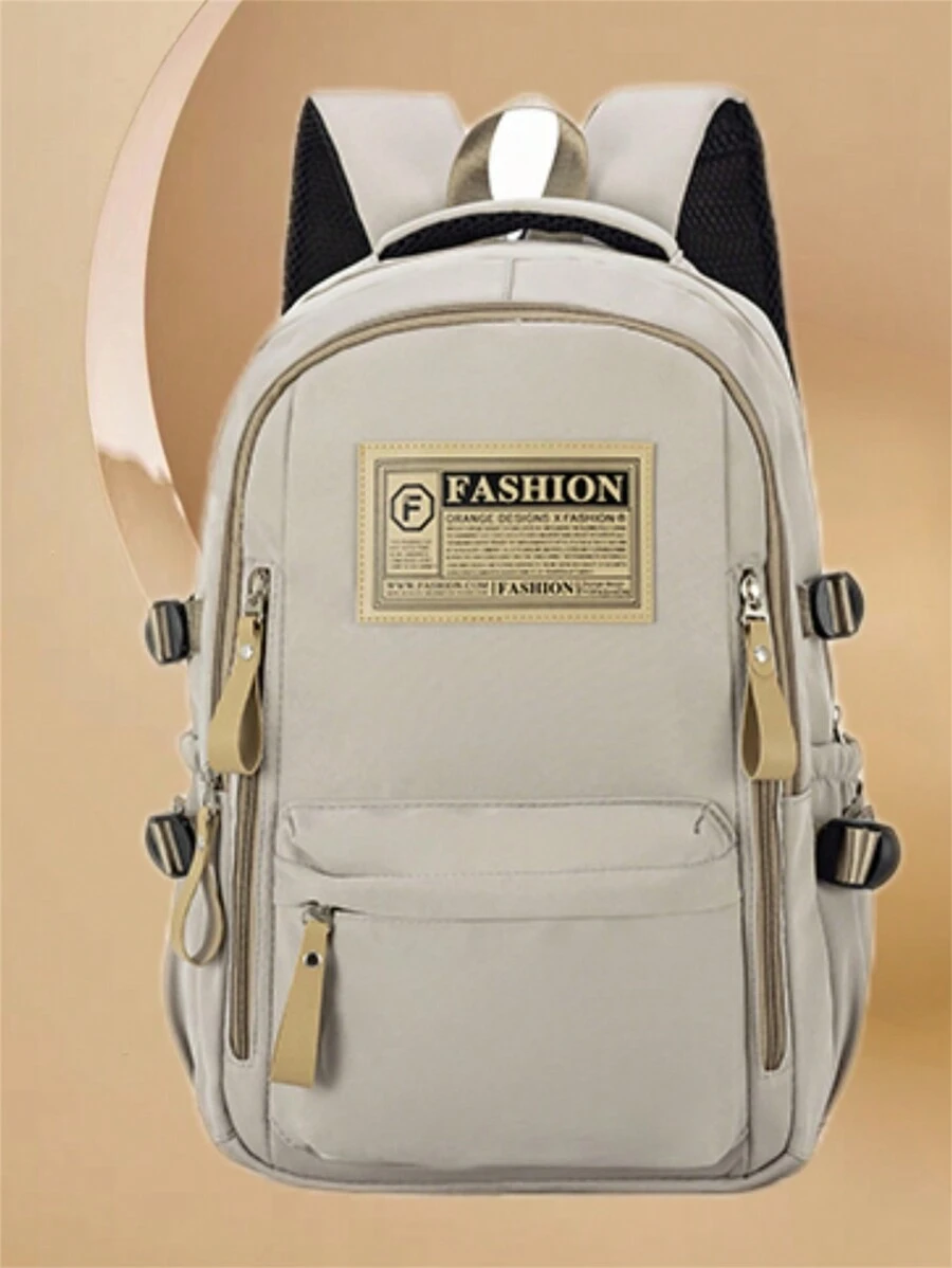 Large Capacity Backpacks For Men And Women, Casual And Fashion Computer Backpacks, Travel Bags - 灰色 - 查看 1