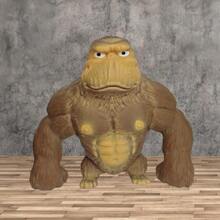 1個創意玩具壓力猩猩玩具，有趣幽默的玩具，有趣並且憤怒的猴肌肉 - 褐色大猩猩 - 查看 9