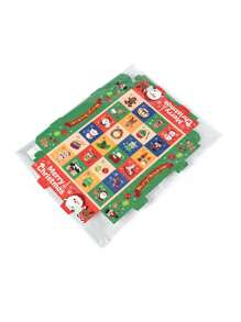 5 piezas/Paquete Misterio Navideño Divertido 24-Cuadrículas, Navidad - Multicolor - Ver 8