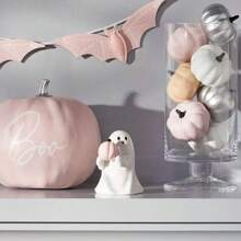 1 件可爱树脂鬼拥抱南瓜、花园雕像装饰、派对装饰树脂工艺装饰 - 彩色 - 查看 7