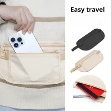 Invisible Travel Waist Packs Pouch For Passport Hidden Belt Security Wallet Case For Running Phone Chest Pack Money Waist Bag Halloween Summer, School