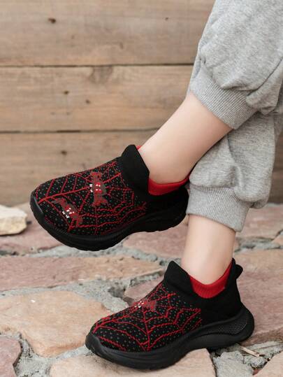 Zapatos para niños, zapatos de estudiante, zapatos escolares de moda para niños, zapatos casuales para niños, zapatos calcetines, zapatos bordados para niños, zapatos para niñas, zapatos calcetín, zapatos antideslizantes para niños, zapatos resistentes al olor para niños, zapatos ligeros para niños, zapatos con suela gruesa para niños, zapatos muy ligeros y cómodos para niños, zapatos de alta gama para niños, zapatos de material para niños, jóvenes, zapatos para niños, zapatos para niños, zapatos para niñas, araña, zapatos de araña, zapatos de monstruo para niños