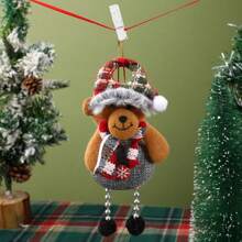 1 cái/4 cái Đồ trang trí Giáng sinh - Đồ trang trí Ông già Noel, Người tuyết, Tuần lộc và Gấu, Thích hợp cho Trang trí Cây và Nhà, Đồ trang trí Treo, Đồ trang trí Cảnh, Đồ trang trí Phòng, Đồ trang trí Nhà, Đồ trang trí Tiệc ngày lễ, Quà tặng Giáng sinh - Nhiều màu - Xem 10