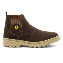 Men's Short Boot Agro Work Boot Light Sole - Rỉ Nâu - Xem 1