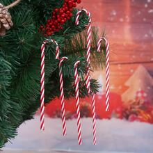 6pcs Christmas Tree Decorations Candy Cane, Christmas Candy Cane Decorations - Color Mixing - View 1