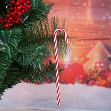 6pcs Christmas Tree Decorations Candy Cane, Christmas Candy Cane Decorations - Color Mixing - View 2
