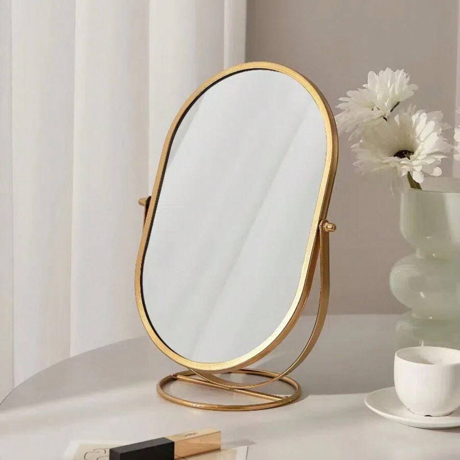 1pc Elegant Rotating Makeup Mirror, Vanity Mirror With HighDefinition