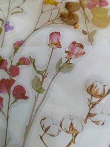 40pcs/Pack Garden Plant & Flower Themed PET Stickers, Scrapbooking Decoration Material,School Supplies,Back To School