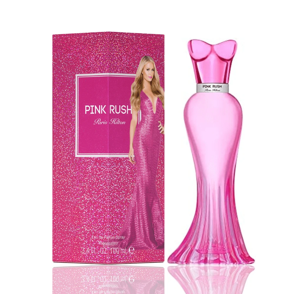 Paris Hilton Pink Rush Eau De Parfum For Women 3.4 Fl Oz / 100 Ml – Bold Fruity Floral Scent With Amber & Musk - Hot Pink - View 1