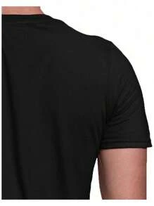 GROVE ST PRINT GTA SA Cotton Round Neck T-Shirt BPJ2 - 黑色 - 查看 3