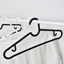 5件/10件轻质防滑塑料衣架，PP材质，家用 - 彩色 - 查看 3