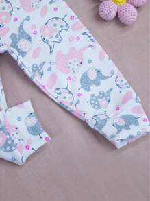 SHEIN Ribbed Knit Pants For Baby Girls And Boys, 2 Pieces, Soft, Hypoallergenic, Comfort Waistband, No Elastic, Perfect Fit, Ribbed Knit, 100% Cotton - Baby Pink - View 7