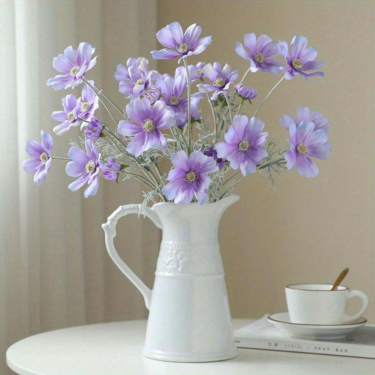 1pc/5pcs Artificial Chrysanthemum, High Quality Antioxidant Real Touch