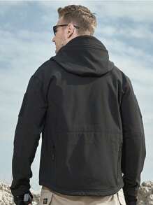 Chamarra Tactica Militar Térmica Impermeable Tactico Hombre - Negro - Ver 5