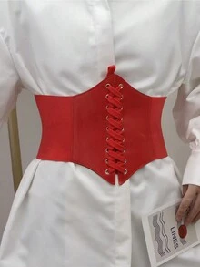 1pc Decorative Elastic Waist Belt For Women, Minimalist Style Versatile For Shirts, Dresses, All Seasons - Multicolor - View 2