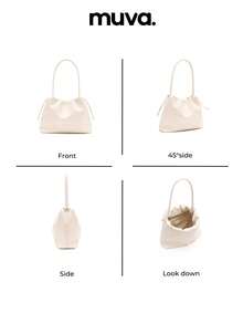 Bolso cruzado de hombro con nube MUVA de, bolso tote para trabajo/viaje para mujeres, nueva gran capacidad para 2024 - Blanco - Ver 11