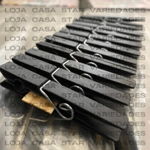 KIT 120 Super Strong Plastic Clothes Pegs PROMOTION - Black - View 3