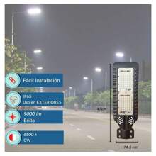 Viny Electric Lámpara de Alumbrado Publico Led 100w Suburbana Luz Blanca Ip65 para exteriores luminaria de Leds Para la Iluminación del Exterior
